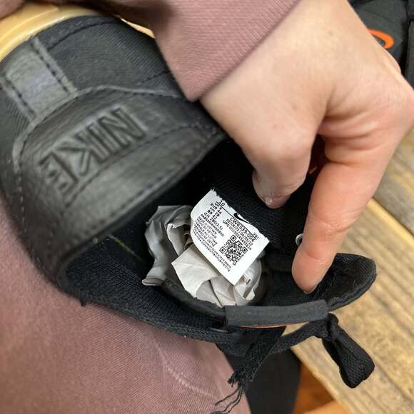 Nike Court Legacy Canvas 'Black Gum' Black Athletic Sneakers Size 10 EUC - Picture 6 of 7